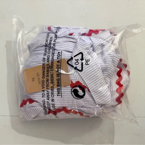 utcoco Summer Beach Boho Striped Flutter 3/4 Sleeve A Line Flowy Long Dress. - Picture 15 of 15